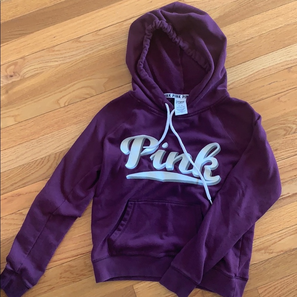 PINK Victoria’s Secret maroon hoodie